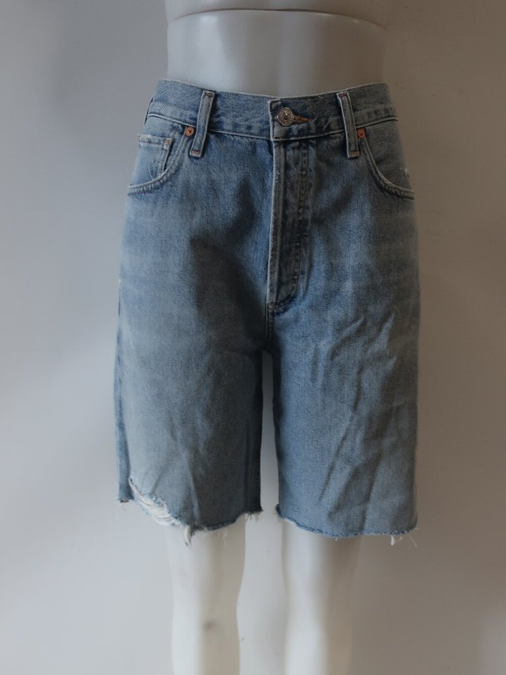 NWT Womens COH Citizens of Humanity (Item-212) Blue Ambrosio High Road Short 28 - Picture 7 of 11